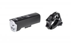 Велосипедна фара ONRIDE Swift (1500 lm, 4800 mAh, Type-C), Power Bank, інд. заряду, алюмінієва