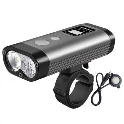 Велосипедная фара Ravemen PR1400 (1400 lm, 5200 mAh) проводная кнопка