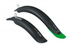 Комплект крил KLS Foggy 20 чорний/зелений