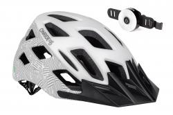 Шолом ONRIDE Sub біло-сірий M (55-58 см) + Мигалка ONRIDE Donut 20