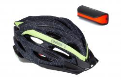Шолом ONRIDE Grip чорний/зелений L (58-61 см) + Мигалка ONRIDE Slit
