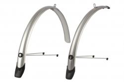 Комплект крил POLISPORT Towny 28 (51 мм) CITY/TRECKING сріблястий