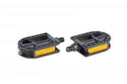 Педали ONRIDE Kiddi 20 (резьба 1/2), пластик, (96x65) без подшипника, черный (polybag)