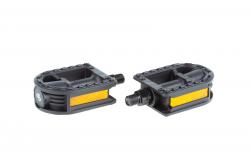 Педали ONRIDE Kiddi 30 (резьба 1/2), пластик, (96x65) шарики, черный (polybag)