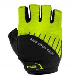 Рукавички R2 Hoppy колір чорний, неоново жовтий розмір 10 років