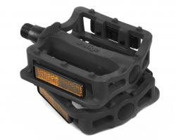 Педали Wellgo B197, пластик (106x90) шарики, черный