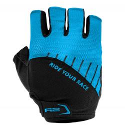 Рукавички R2 Vouk колір чорний, синій розмір L