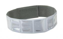 Светоотражающая лента LONGUS, 3x38cm velcro белый