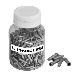 Конец троса Longus, серебряный (500шт)