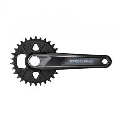Шатуни Shimano FC-M6100-1 DEORE, інтегрована вісь, 170мм 30T 12-шв. CL-52мм без каретки
