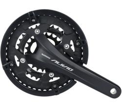 Шатуни Shimano FC-T4060 ALIVIO, 175мм, 48X36X26, інтегрована вісь, захист зірок, без каретки