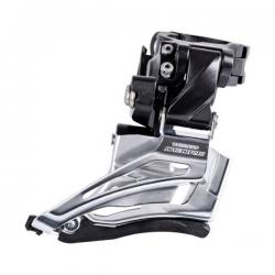Переключатель передний Shimano FD-M6025-H, DEORE 2X10, HIGH CLAMP, DOWN-SWING, DUAL-PULL, хомут