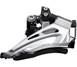 Переключатель передний Shimano FD-M6025-L, DEORE 2X10, LOW CLAMP, TOP-SWING, DOWN-PULL, хомут