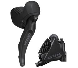 Тормоз гидравл диск Shimano RX610-12 GRX, задний (правая тормозная ручка BL-RX610, калипер BR-RX400, гидролиния 1700мм)