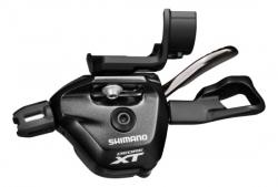 Шифтер Shimano SL-M8000-IL DEORE XT, 2/3-быстрый, левый, монтаж на тормоз ручку, I-Spec II, без индикат.
