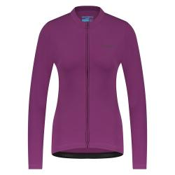 Велоджерсі жіноче Shimano Apice long sleeves утеплене, фіолетове, розм. XXS