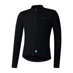 Велоджерсі Shimano ELEMENT LONG SLEEVE утеплене, чорне, розм..S