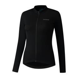 Велоджерсі жіноча Shimano ELEMENT LONG SLEEVE чорна р.S