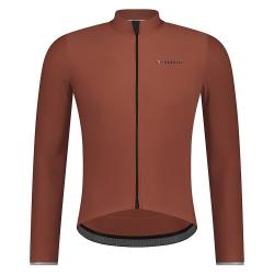 Велоджерси Shimano Stile long sleeves утепленное, коричневое, разм.