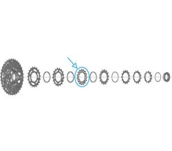 Зірка касети Shimano CS-R7100, 15-зуб.