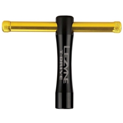 Мультитул LEZYNE T-DRIVE Черный CNC ALUMINUM, CHROME VANADIUM BITS, 2/2.5/3/4/5/6/8/T10/T30/T25/P2/SL4 Чорний Y13