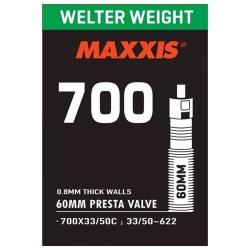 Камера Maxxis WELTER WEIGHT 700x33/50 Ніпель - Presta 60mm