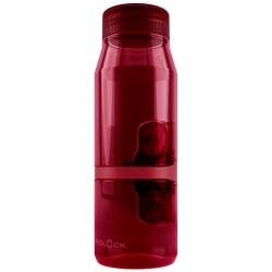 Фляга з конектором FIDLOCK TWIST single bottle 700мл., прозорий / червоний