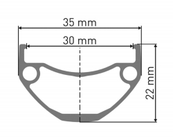 Обід DT SWISS U 663 26x30 DISK BRAKE 32отв.