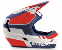 Шолом BLUEGRASS Legit White Red Blue | Matt M (56-58)