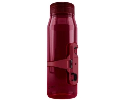 Фляга з конектором та базою FIDLOCK TWIST bottle 700мл., прозорий / червоний