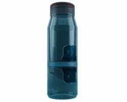 Велосипедна фляга FIDLOCK TWIST 700 мл прозора/синя з магнітною базою для шосе та MTB