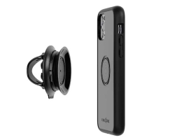 Велосипедний тримач телефону FIDLOCK VACUUM для Samsung Galaxy S23 Plus, чорний, магнітне кріплення