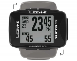 GPS компьютер LEZYNE SUPER PRO GPS HR/ProSC LOADED Чорний Y14