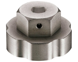 Знімач каретки LEZYNE EXTERNAL BOTTOM BRACKET SOCKET 3/8 SOCKET, 16 NOTCH, 44MM, FOR SHIMANO Сірий Y18 (Професійний)