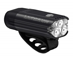 Передня фара LEZYNE REACT DRIVE FRONT (1000 люменів) з індикатором наближення авто (Чорний матовий)