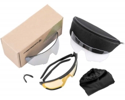 Гоночні Окуляри MERIDA Pro Race Black White з Ідеальним Оглядом