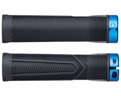 Гріпси RACE FACE CHESTER, 31 мм, Хомут (BLACK) Чорний, Грип (BLUE) Синій (Гумові)