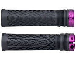 Гріпси RACE FACE CHESTER, 31 мм, Хомут (BLACK) Чорний, Грип (PURPLE) Фіолетовий (Гумові)