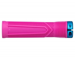 Гріпси RACE FACE CHESTER, 34 мм, Хомут (MAGENTA) Пурпуровий, Грип (TURQUOISE) Бірюзовий (Гумові)