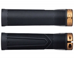 Гріпси RACE FACE CHESTER, 34 мм, Хомут (BLACK) Чорний, Грип (KASH MONEY) Золотий (Гумові)