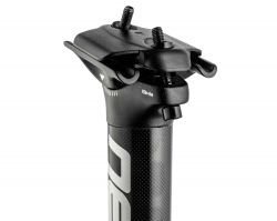 Підсідельний штир RACE FACE NEXT, 27.2x400 мм, Карбоновий, BLACK (Чорний) з сріб. дек.