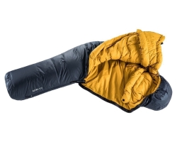 Спальник DEUTER Astro 500 L (цвет Ink-Curry) пуховый, удлиненный, левый зиппер