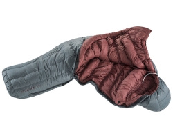 Спальник DEUTER Astro Pro 400 SL (цвет Teal-Redwood) женский пуховый, левый