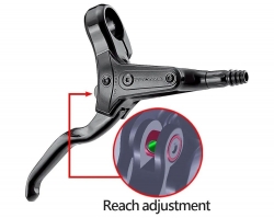 Ліва ручка гідравлічних гальм HD1.4 TEKTRO (Black)