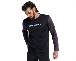 Велофутболка Race Face Indy LS Jersey (Димчастий) M
