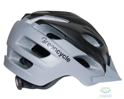 шолом Green Cycle Enduro розмір 58-61см чорно-Сірий