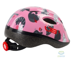 шолом дитячий Green Cycle Kitty розмір 50-54см Рожевий