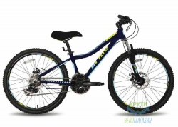 Велосипед 24 Pride Pilot 21 чорний/Червоний/помаранчевий Мат 2018