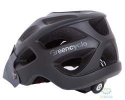 шолом Green Cycle Slash розмір 54-58см чорно-Сірий матовий