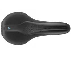 Сідло Selle Royal SCIENTIA M1 Moderate, 3D skingel, обивка Black gummy/Black mokka, 289х141мм, 425г, рейли сталь + Curva suspension